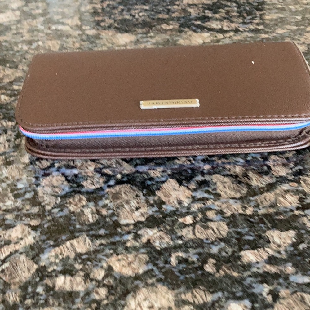 JANTAMINIAU KLM TRAVEL CLUTCH/ZIPPER WALLET NWOT